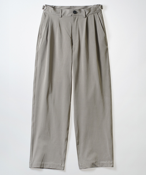 unaffected side adjuster pants *beige gray*